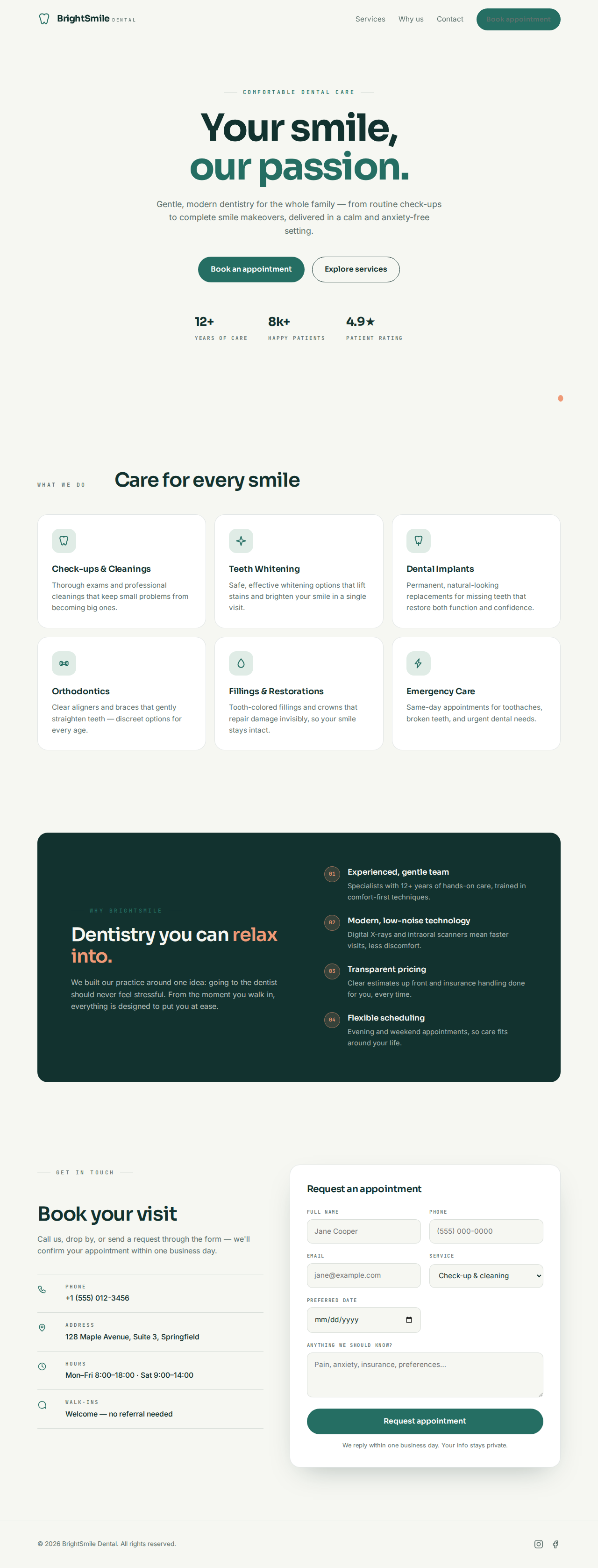 Resultado con frontend-skill